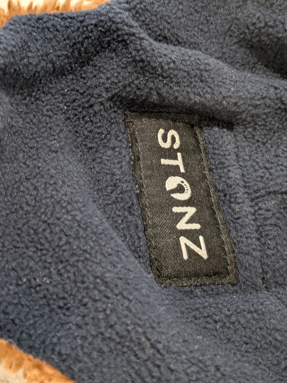 Stonz Kids Navy Fleece Pom Pom Hat - Picture 5 of 5